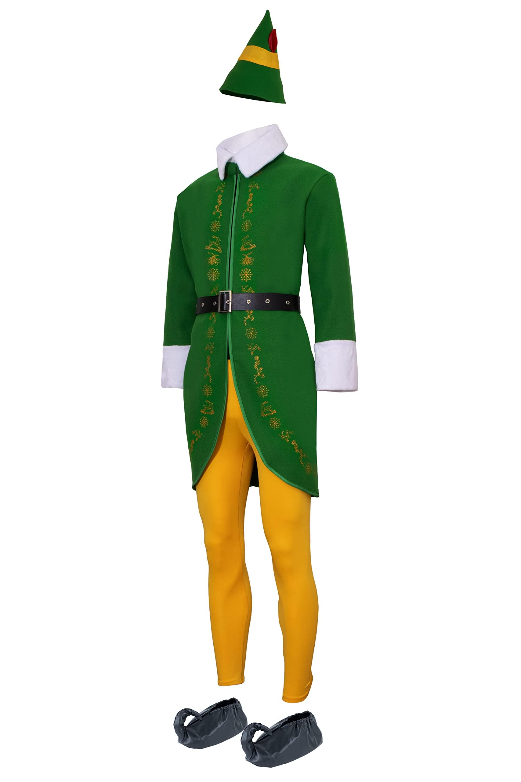 Xambop Weihnachtself KostüM,WeihnachtskostüM Elfen Kostüm für Weihnachtsfeier Cosplay
