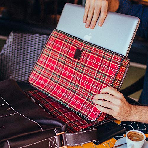 Pasta Executiva de Couro Italiano para Viagem e Notebook 15.6