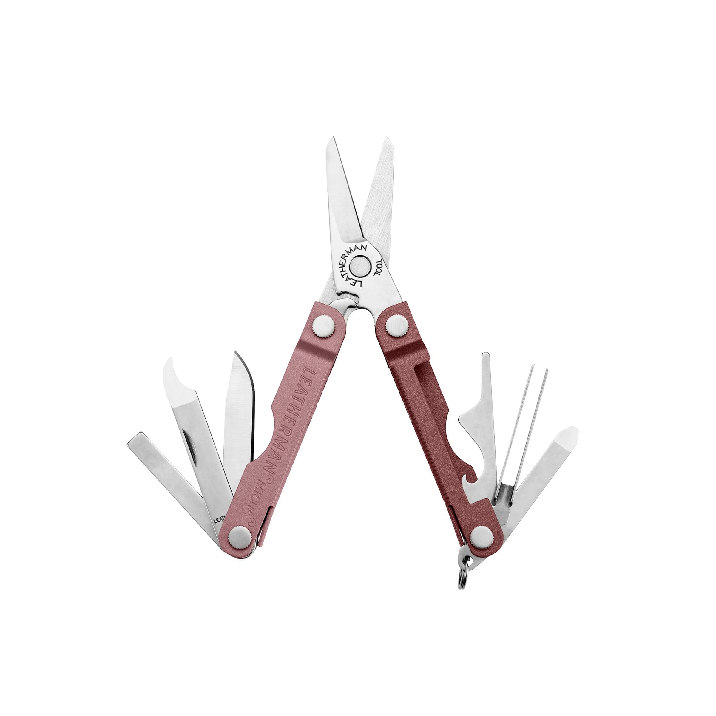 LEATHERMAN, Micra, Keychain Multi-tool with Grooming Tools, Mini Pocketknife for Everyday Carry (EDC), Hobbies & Outdoors, Built in the USA, Heathered