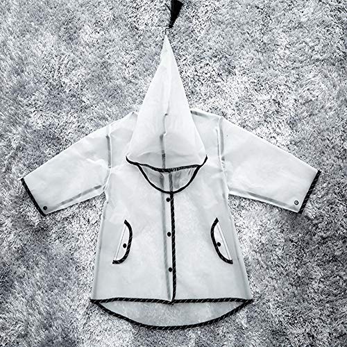 TopZK Kids Clear Raincoat Rain Jacket Toddler Rain Coats Transparent