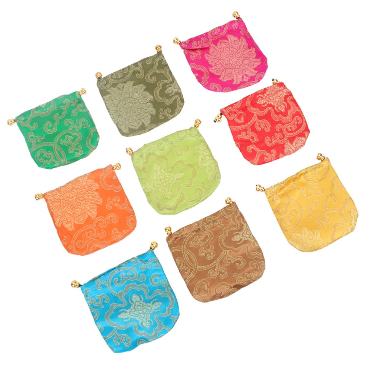 Beavorty 54 Stk Geschenktüten mehrfarbiger Gürtel Beutel mit Kordelzug Wundertüte Schmuckbeutel kleine Geschenktüte Tasche mit Kordelzug storage pockets storage bags Schmuckbeutel Taschen