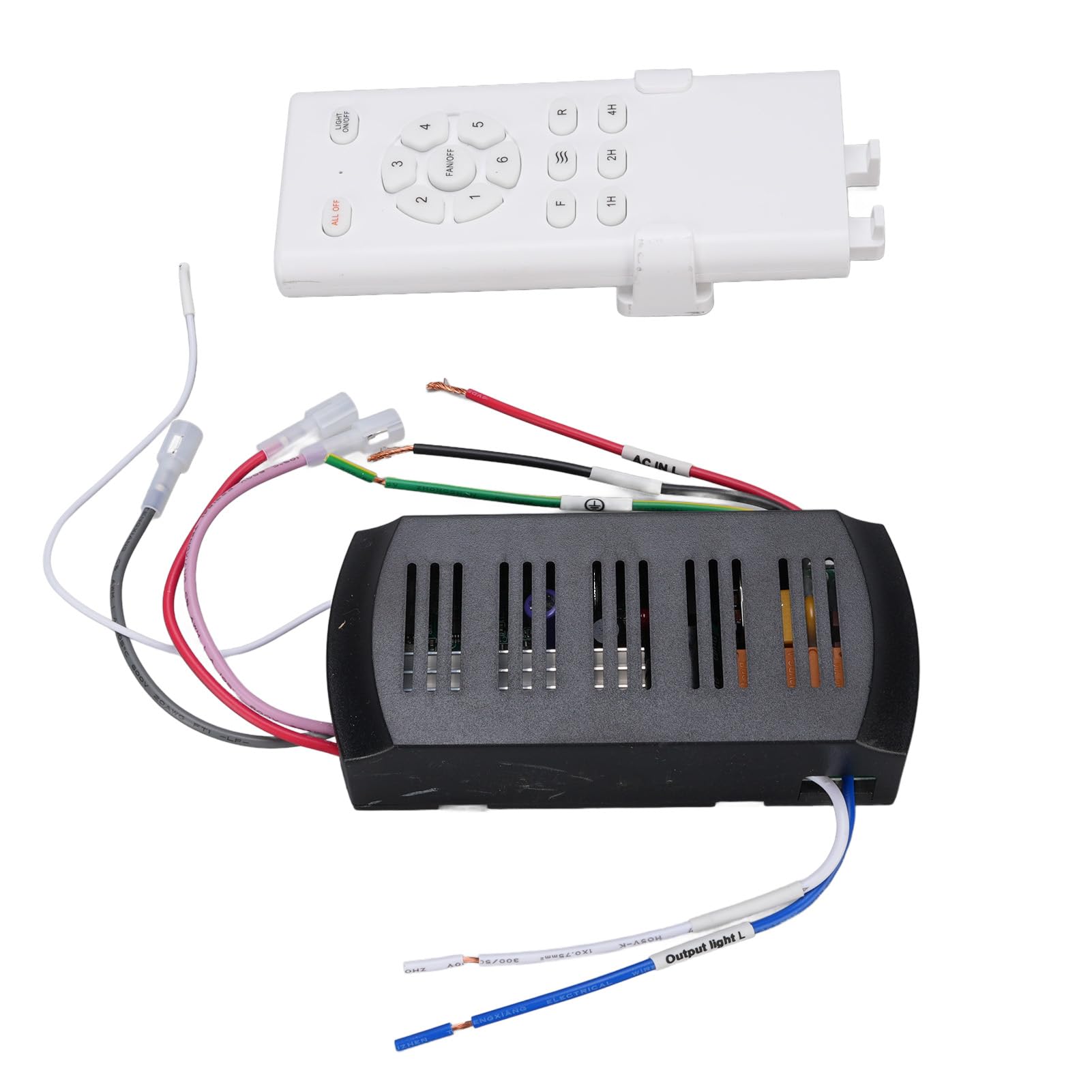 Kit de Télécommande Universelle pour Ventilateur de Plafond – Contrôle Longue Distance, Fonction de Synchronisation et compatibilité Universelle pour Lampe de Ventilateur de Plafond