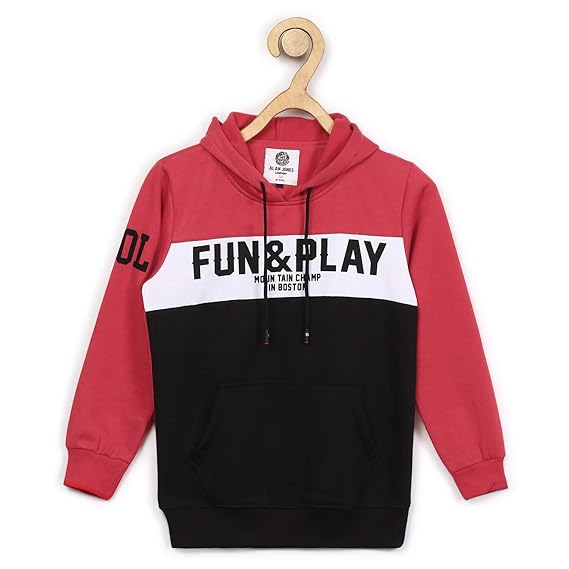 Alan Jones Clothing Boys Cotton Hoodies Sweatshirt