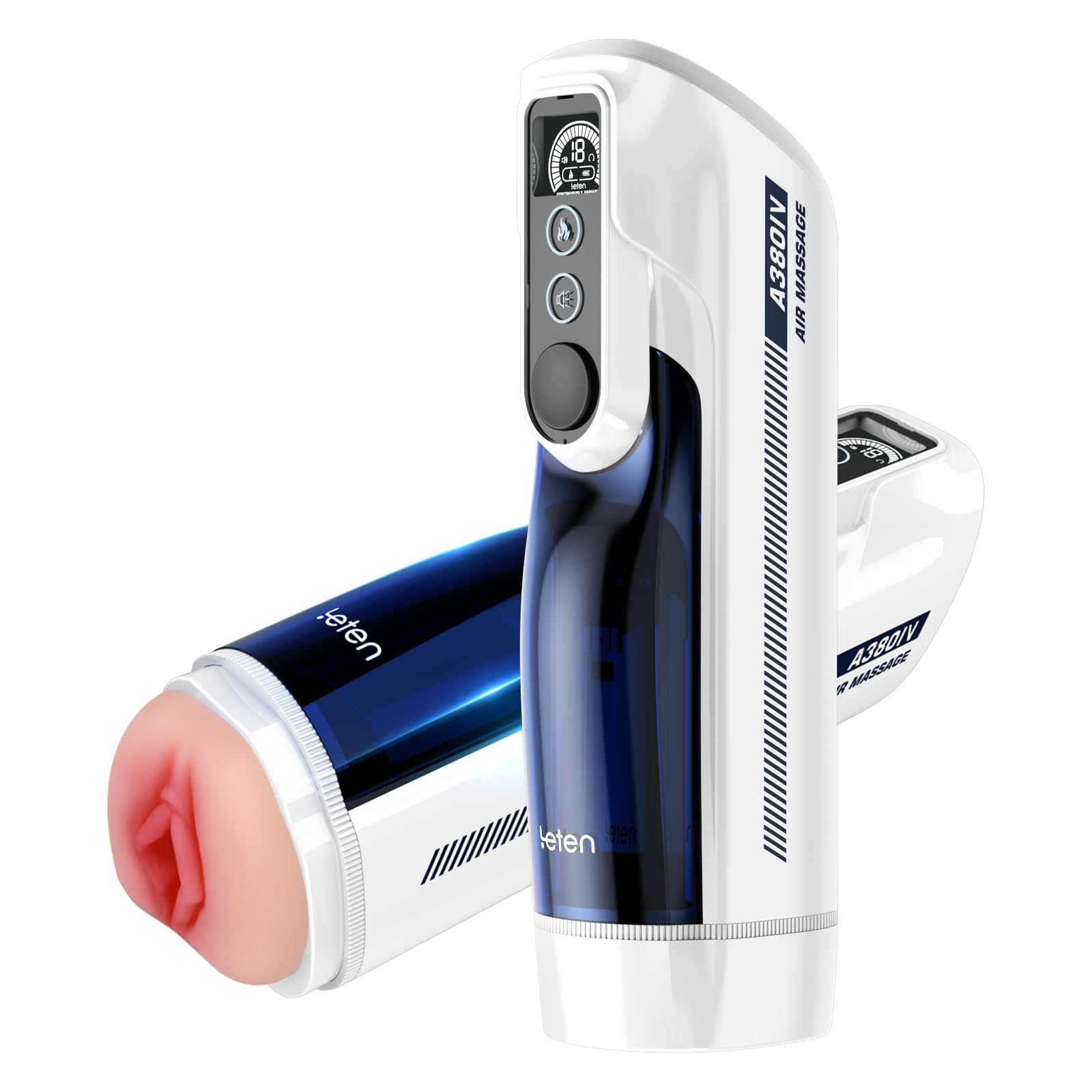 Leten Thrusting-pro A380 Masturbieren Sex Spielzeug für die Männer Solo Ihn Masturbator mit Sleeve Heizung Piston Male Masturbatoren Erotische Sex Toys Muschi Sexmaschine Pocket Pussy Realistisch Groß