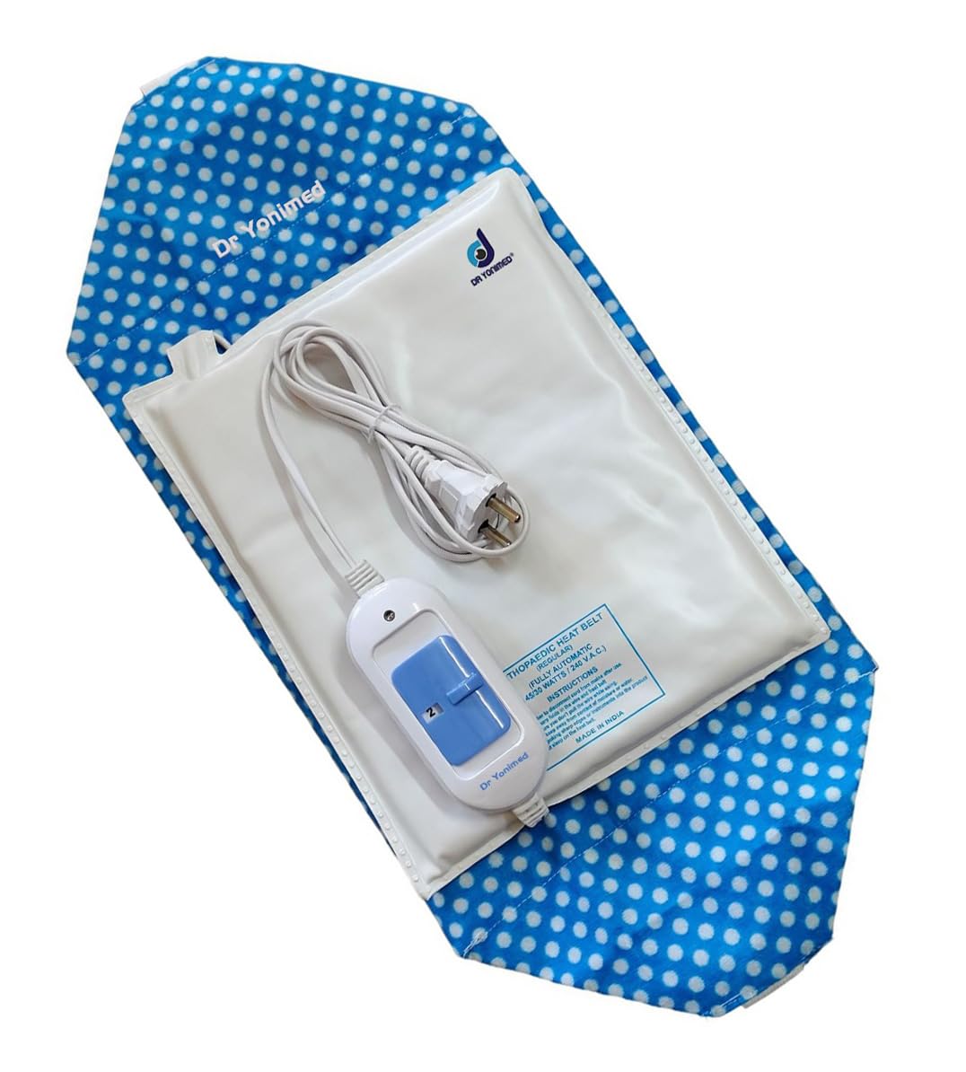 Electric Heating Pad White Electric Heating Belt For Pain Relief With Safety Cover [Cover Design & Color May Very] Pain Relief Belt With Temperature Controller-image-25