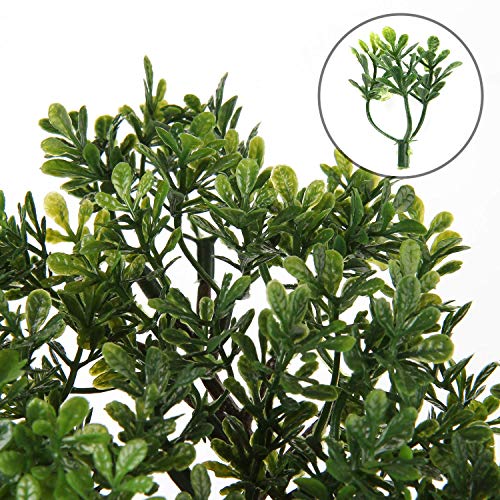Artificial Bonsai Tree Juniper Faux Plants Indoor Small Fake Plants Decor with Ceramic Pots for Home Table Office Desk Bathroom Shelf Bedroom Living Room Farmhouse Decorations - Image 6