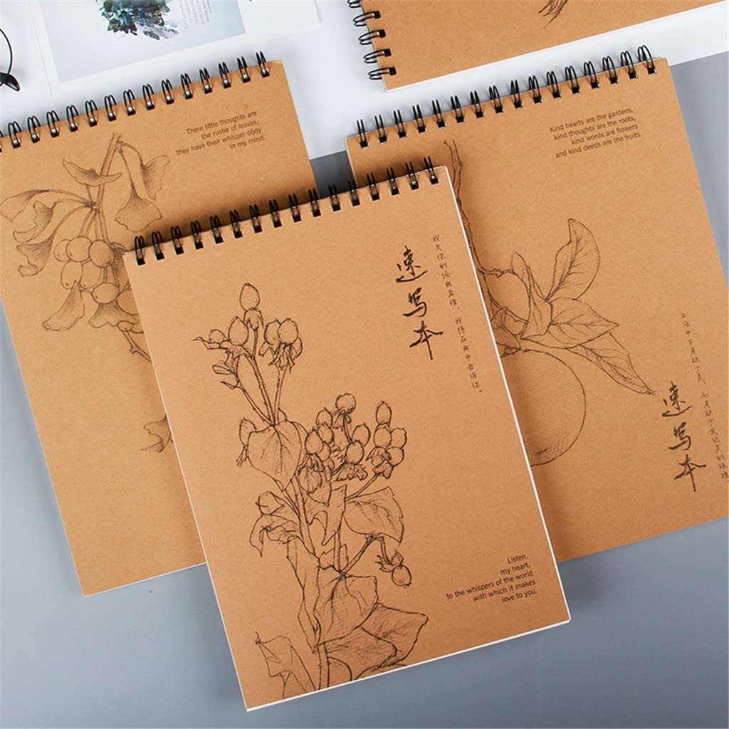 A4 Coil Flip Sketchbook Studenci Field Painting and Sketching Special This Art Professional Stationery 45 arkuszy