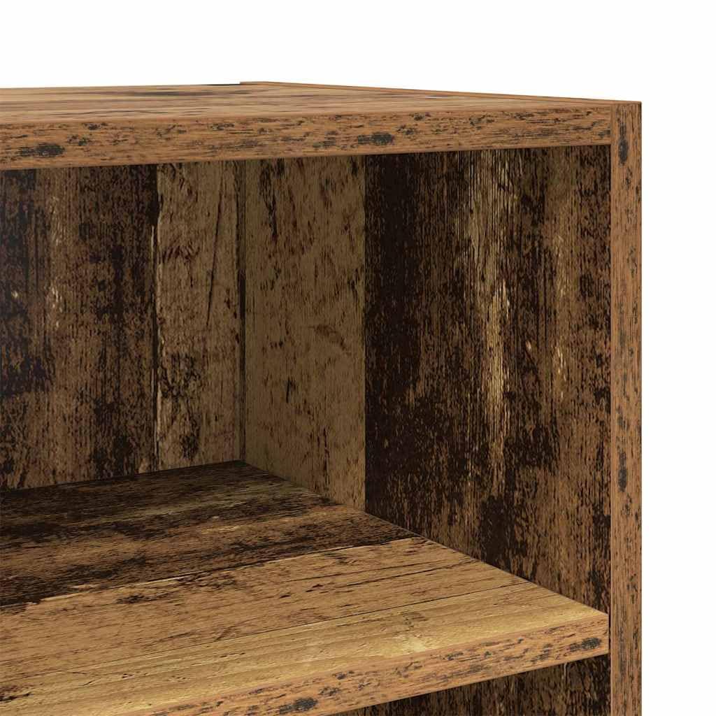 TV-Schrankset Braun 69,5x30x50 cm, robuster Holzwerkstoff, wandmontiert, mit Regalen, für Wohnzimmer, Media Center, platzsparend