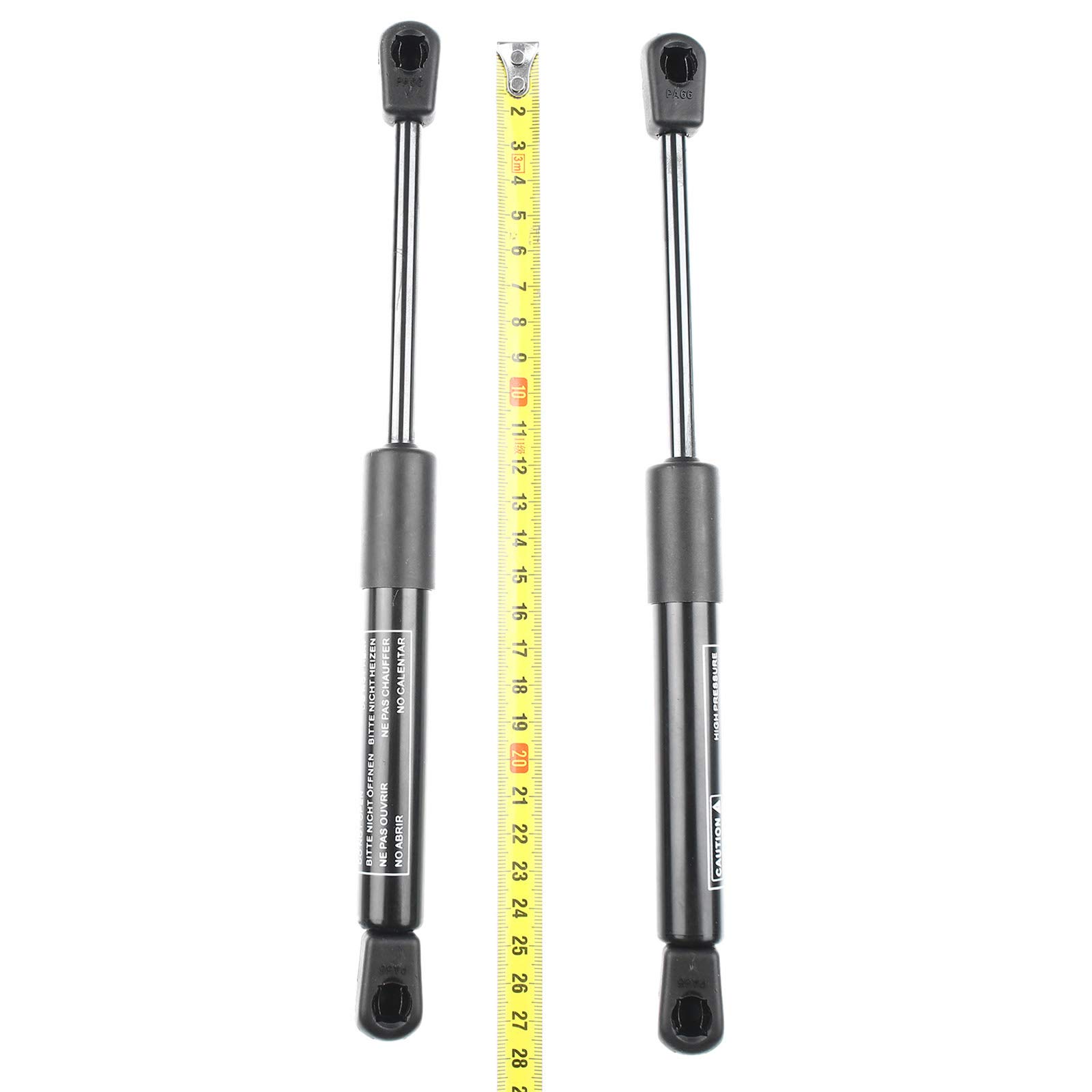 A-Premium 10 inch 80lb 10" Lift Supports Gas Spring Shock Struts Replacement for Toolbox Cabinets Sliding Window Storage Bed Bench Lids Basement Door 2-PC Set