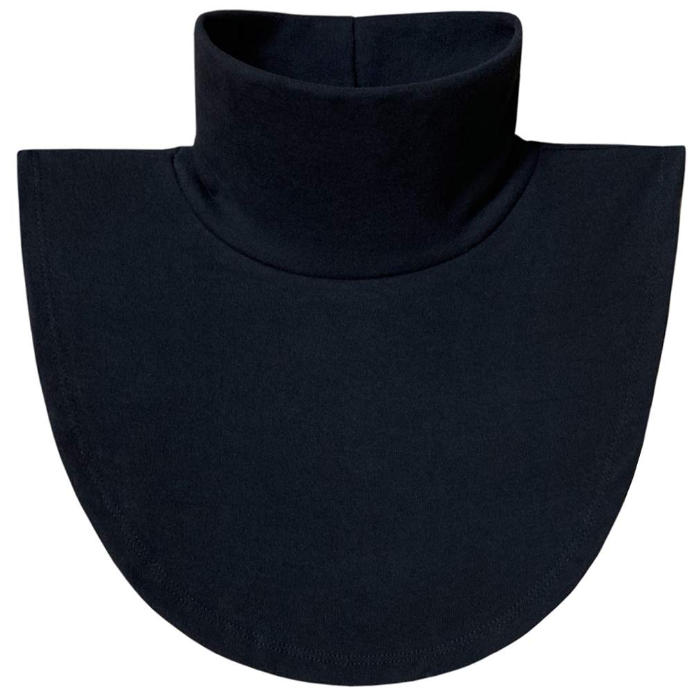 Womens Dickies Detachable Turtleneck Collar, Cotton Half Mock Turtlenecks