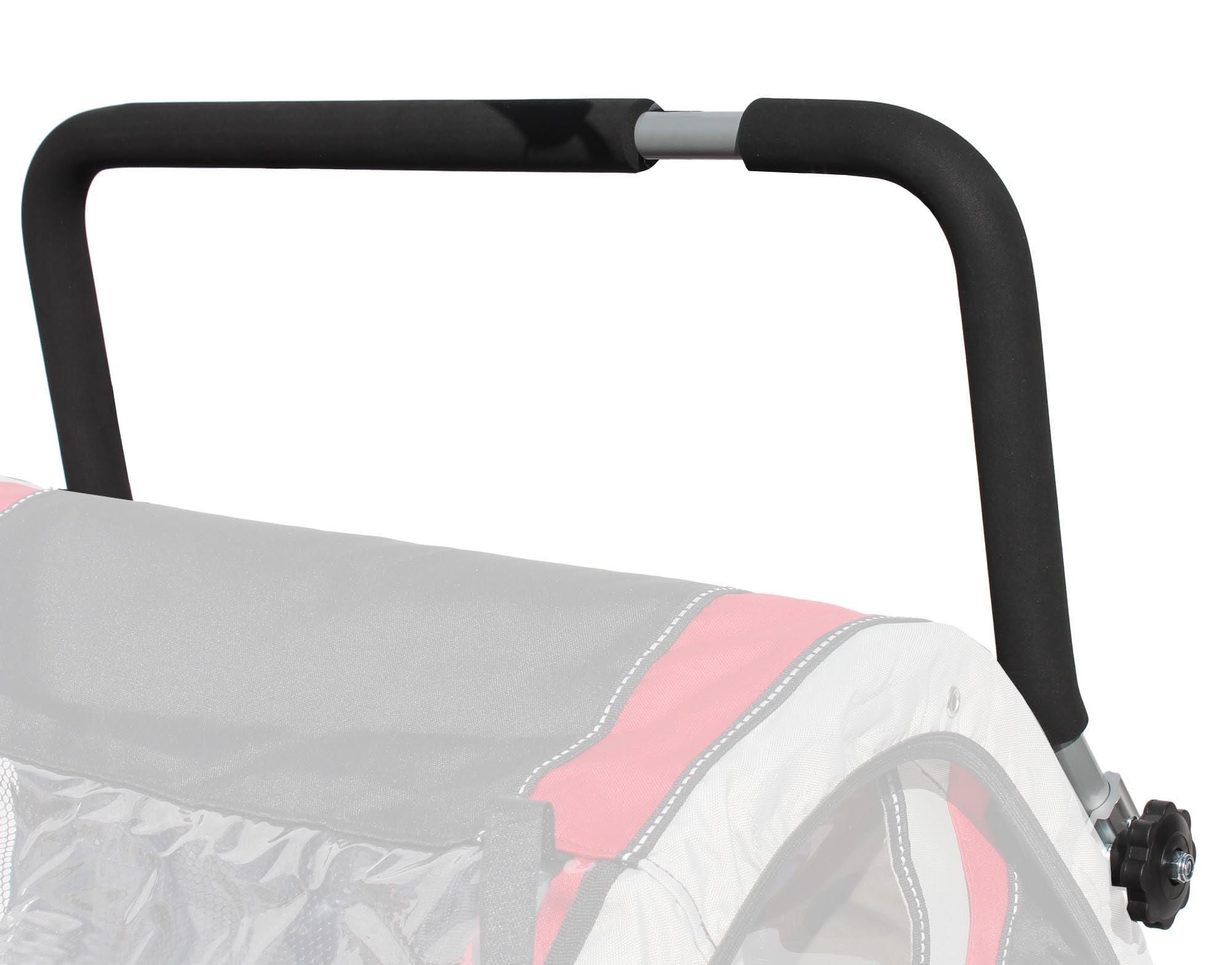 Red Loon Jogger Erweiterung Jogger Umbausatz für Fahrradanhänger - Jogger Kit mit Joggerrad Schiebegriff Bremse für Fahrrad Kinderanhänger - Bremsenset vorne + hinten V-Brake