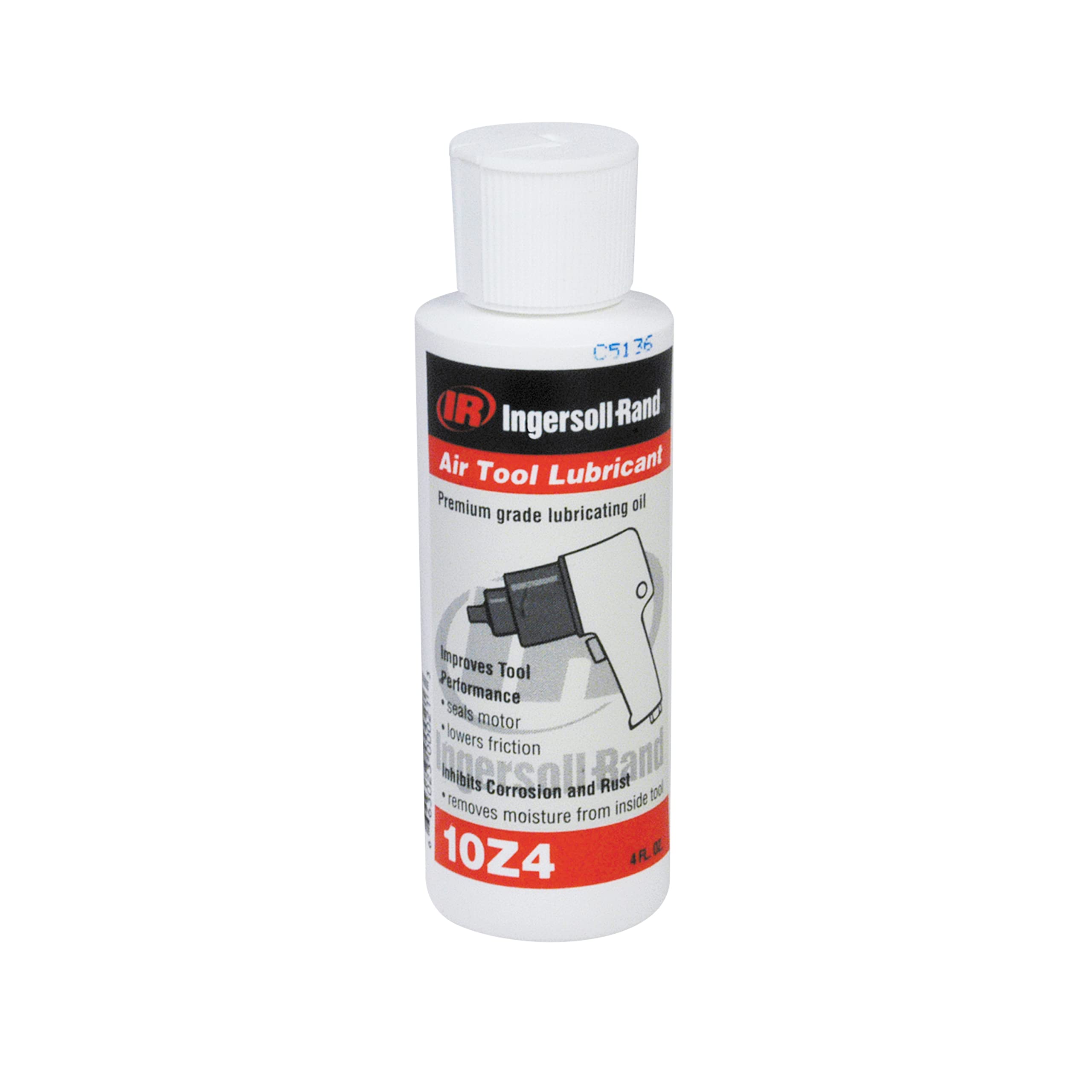 Ingersoll-Rand Power Tool Oil 10Z4 Oil, Accessory for Impact Wrenches, Drills and More, 0.12 l