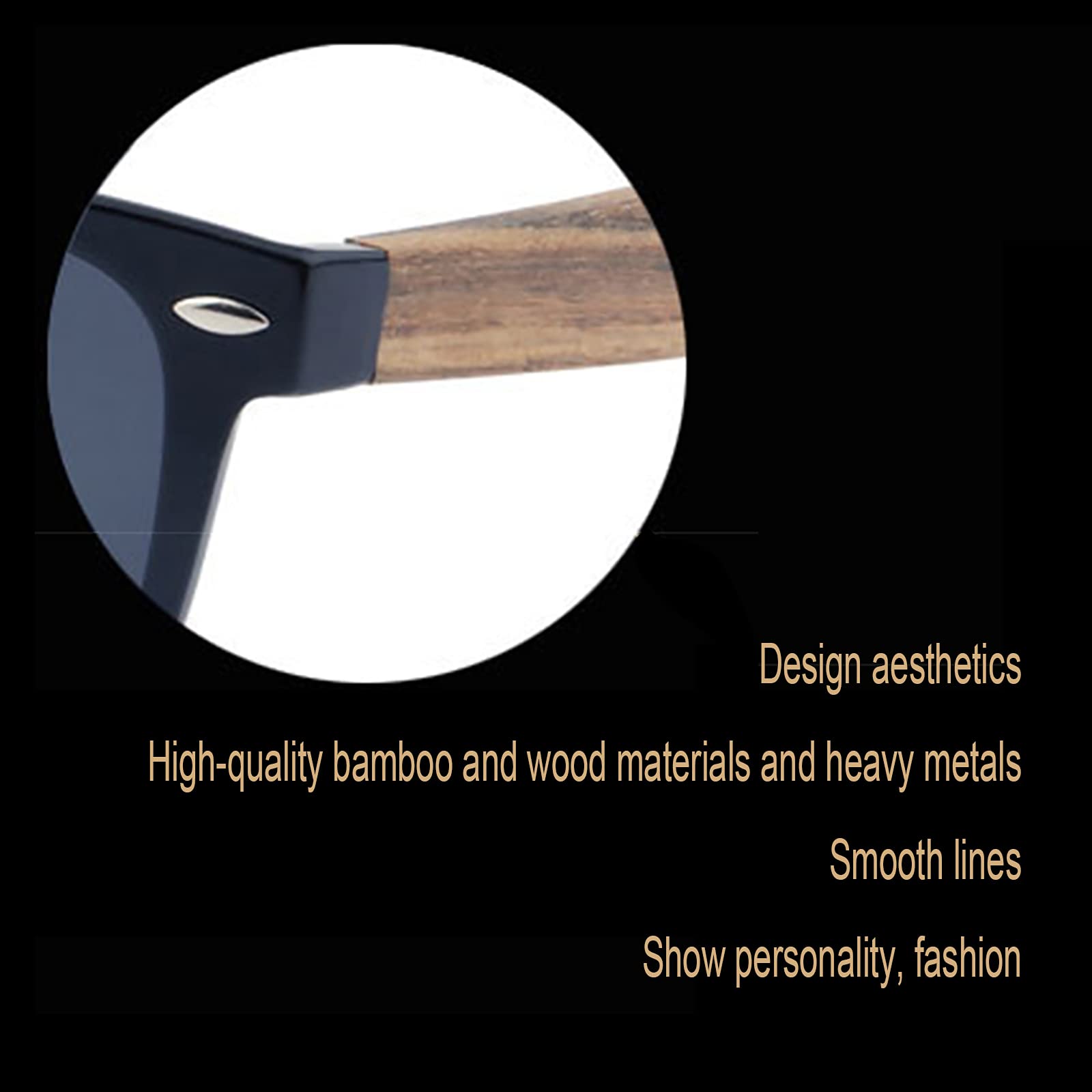 Amazon.com: NEWCES Sunglasses Classic Round Polarized  display picture 3