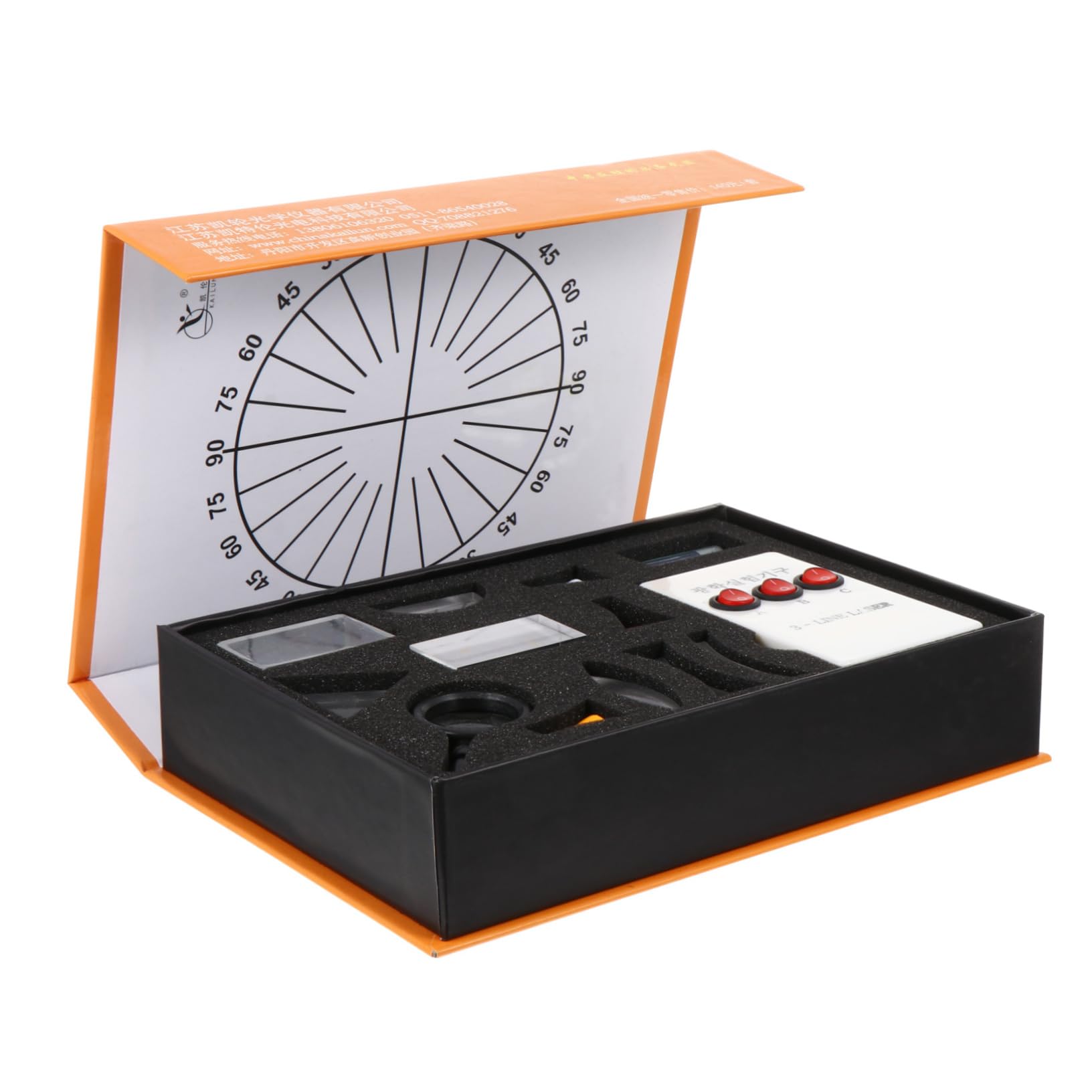 ULTECHNOVO Kit Ottico per Laboratorio Lenti Convesse e Concave in Vetro e Plastica 17 Pezzi per Esperimenti di Ottica Fisica Educativi e Scientifici Colore Casuale