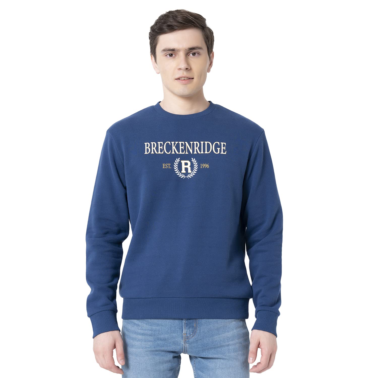 red tape Men's Airforce Blue Graphic Print Sweatshirt - RWS0304M-L-picture-15