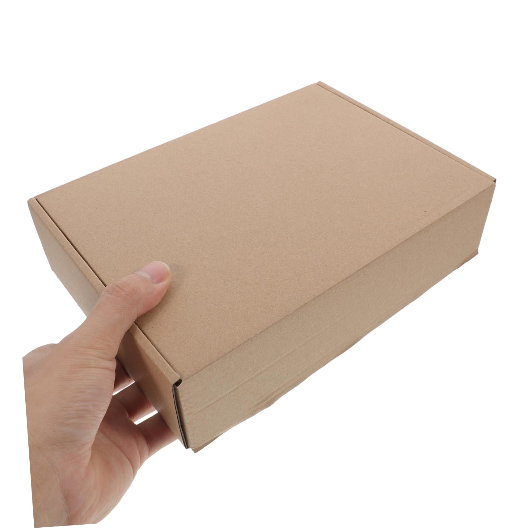 Housoutil 25piezas Cajas De Envío Planas Cajas De Embalaje Soportes Para Embalaje Exprés Para Envío Postal y Almacenamiento