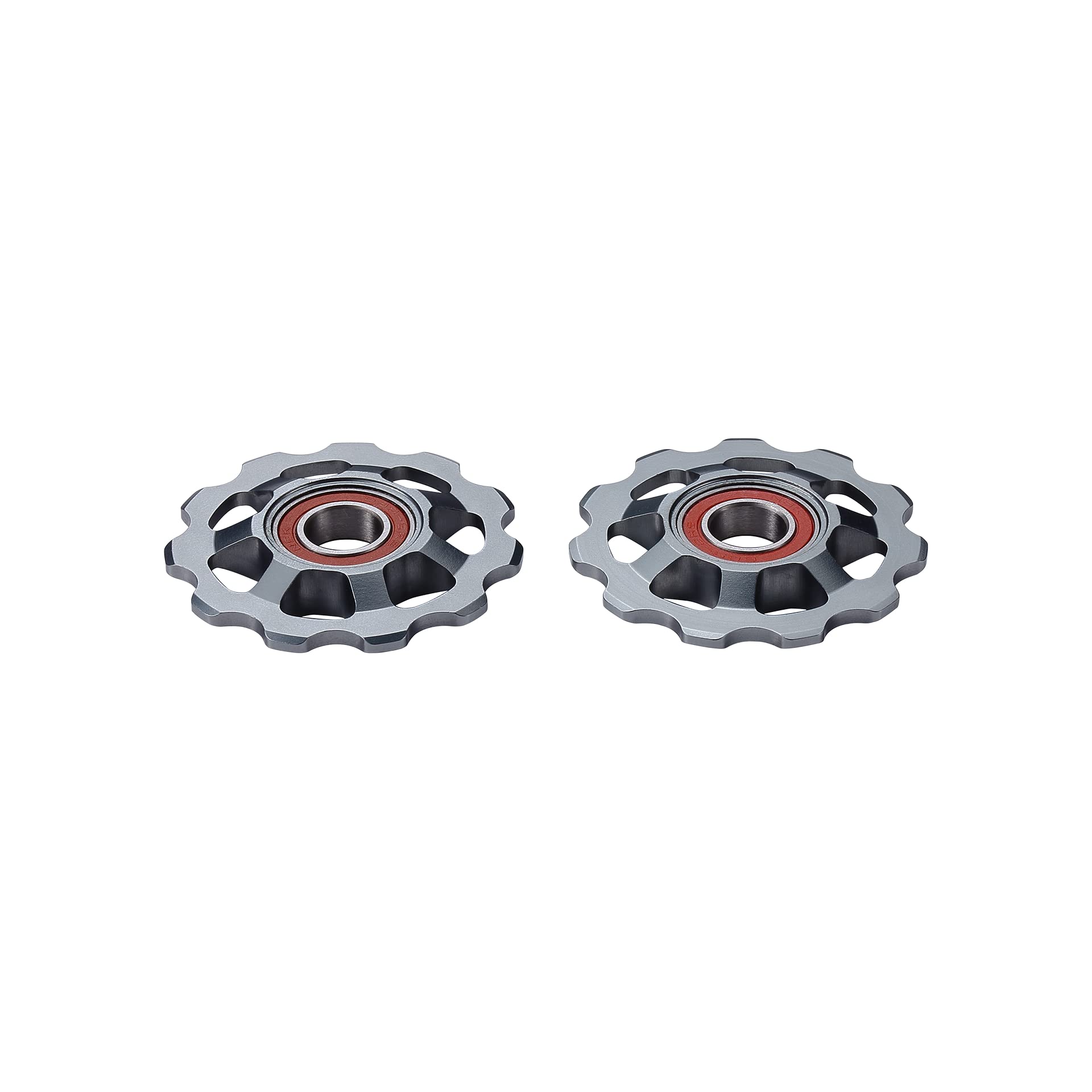 BBB Cycling Schaltrollen 11-T Kasette 9-Fach 10-Fach 11-Fach Schaltwerk Campagnolo Shimano SRAM Kompatibel Hochwertige Keramiklager AluBoys Ceramic BDP-22, Keramik-Grau
