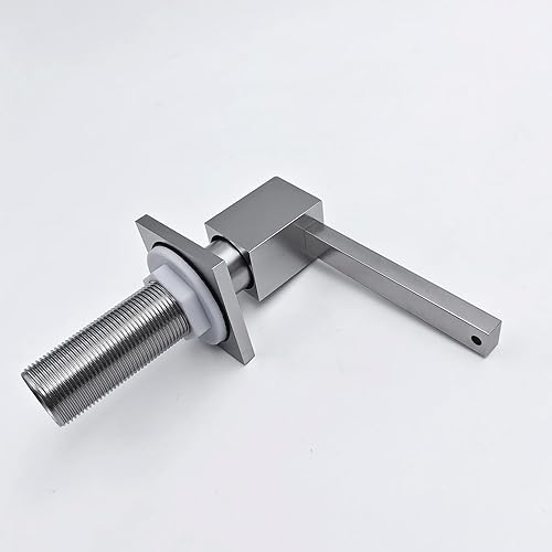 Miniatura 2 de Dispensador de jabón integrado de latón para cocina, dispensador de jabón de fregadero montado en la cubierta de níquel cepillado con botella de PET