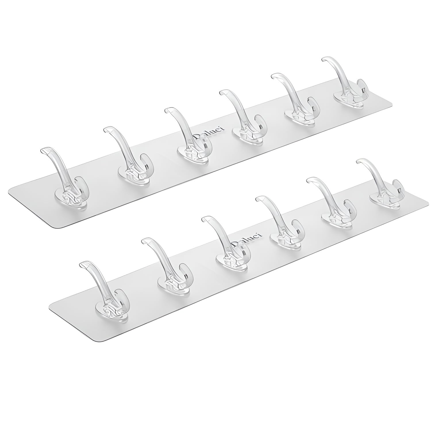 DALUCI Wall Hanger Hooks for Clothes Hanger for Wall – Strong Self Adhesive Magic Sticker Hook for Kitchen, Bathroom & Home – Door Sticker Hooks for Walls Hangers for Clothes Hanging (Pack of 2)-image-38