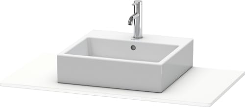 Duravit Konsole XSquare 100x55cm, weiß matt, mit 1 Ausschnitt
