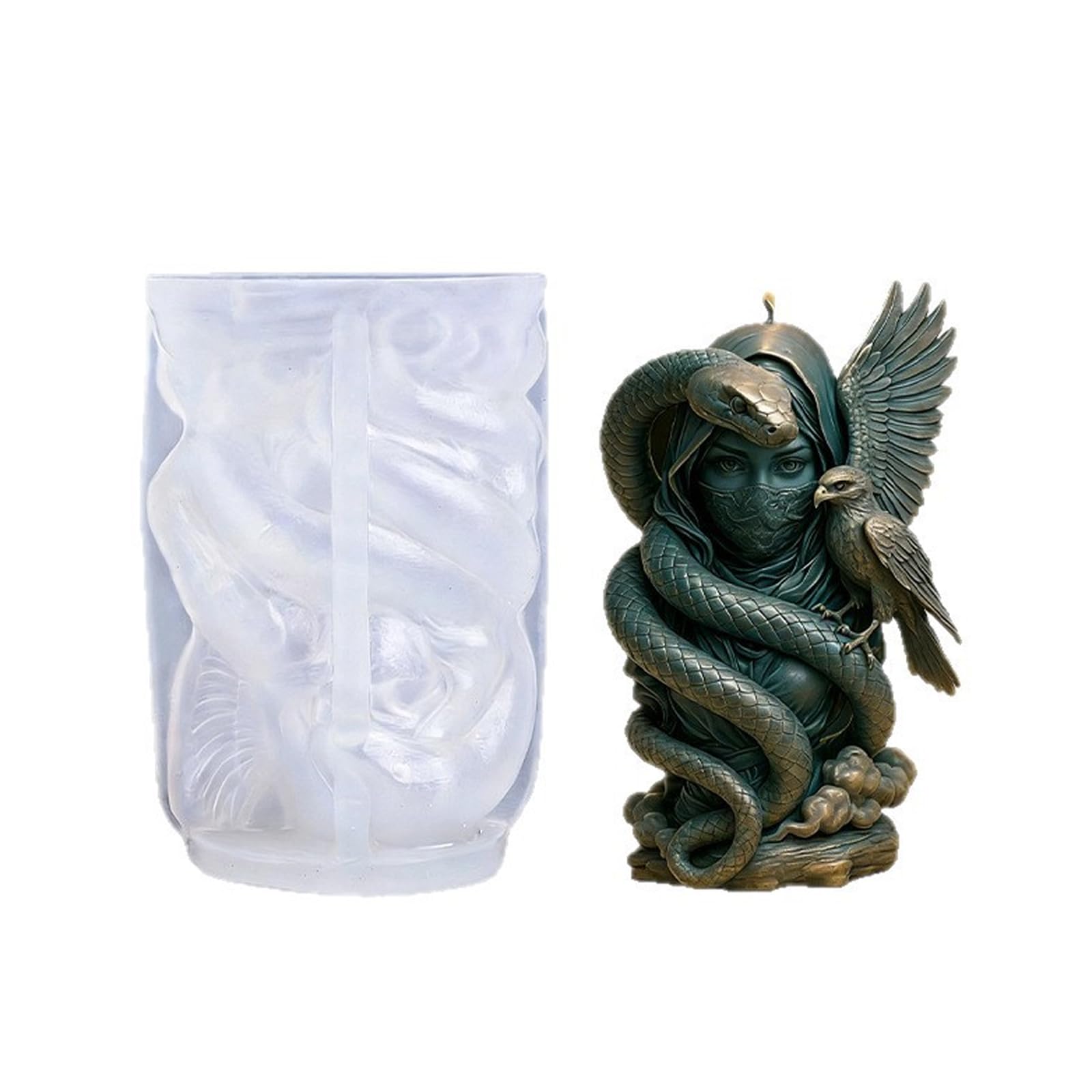 ljhnba Creative Silicone Set for Realistic Hawks and Scented Autumn Detailed Hawks Silicone for Autumn Scented