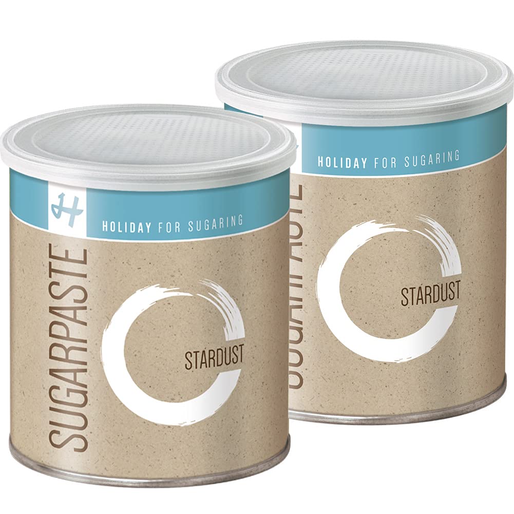 Zuckerpasten Stardust Strong 2 x 1 kg Sugaring die effektive langfristige Haarentfernung ohne Vliesstreifen in der Flicking Technik