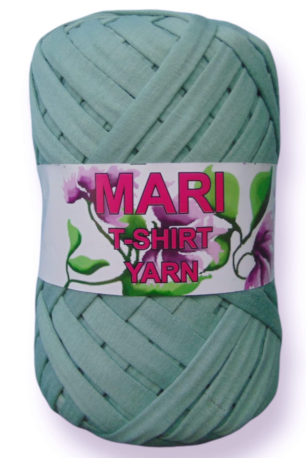 MARI - 100% Cotton Tshirt Yarn - 450 Grams - Glacier Green