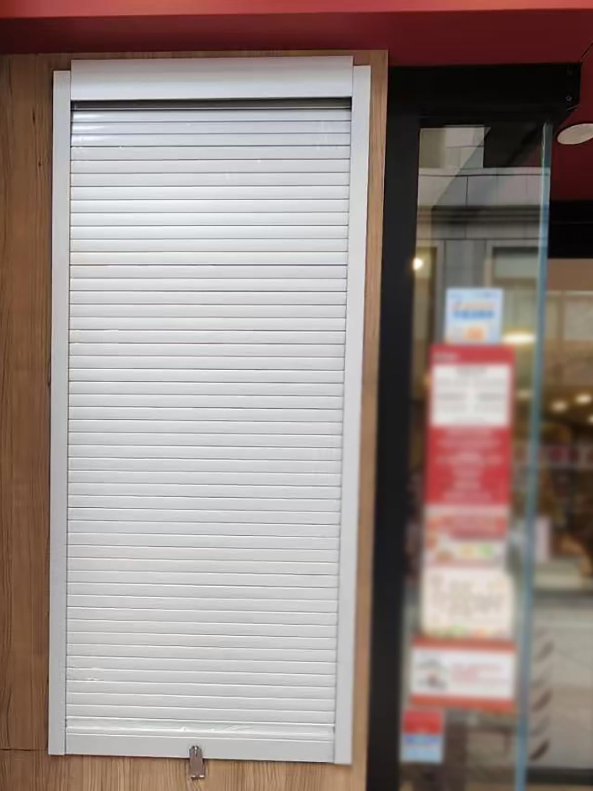 Drzwi przesuwne do szafek komercyjnych z aluminium z wałkiem rolowanym, szafki kuchenne, tymczasowe panele bram przesuwnych z zestawami montażowymi do małych urządzeń AGD/szaf (90