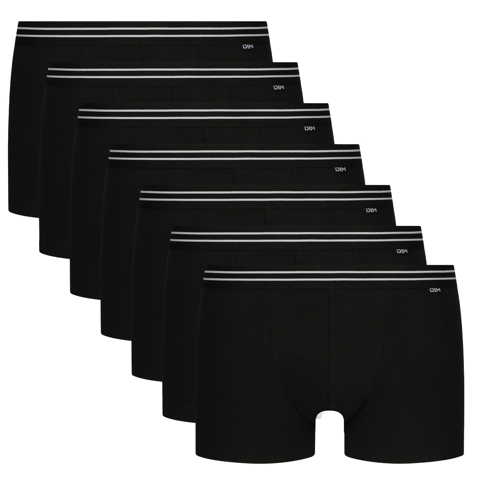 DIM Homme – Boxer Coton Stretch EcoDIM x7 | Confort Quotidien | sans Étiquette | Qualité à Prix Accessible