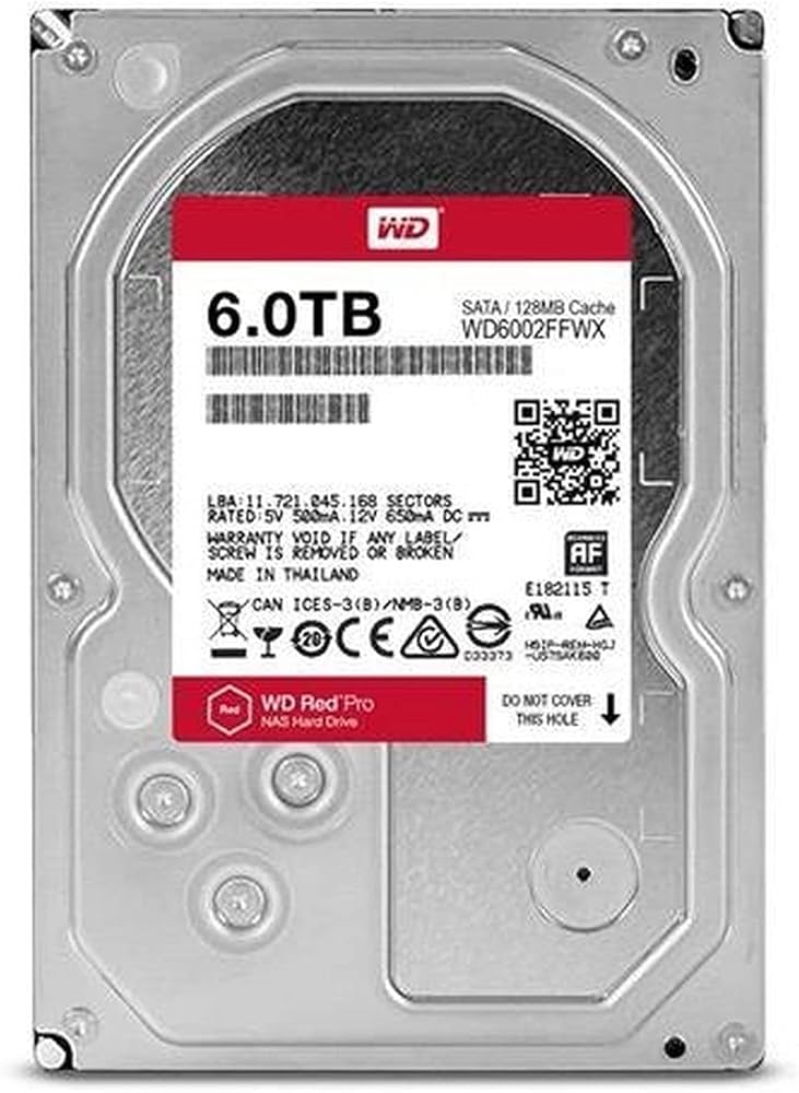 Western Digital Red Pro 4TB 3.5-Inch 7200rpm 64MB Cache NAS Hard Drive thumbnail 3