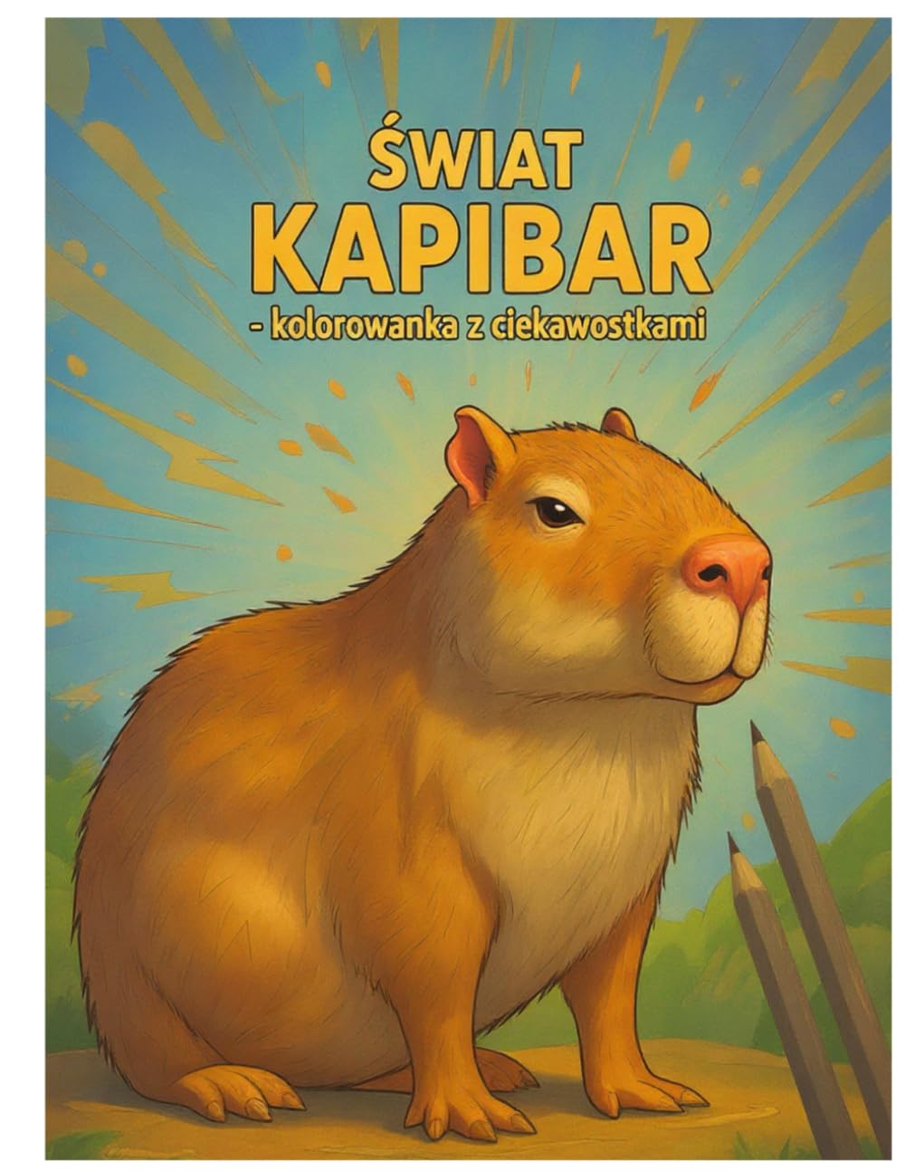 Świat Kapibar: Kolorowanka z Ciekawostkamii