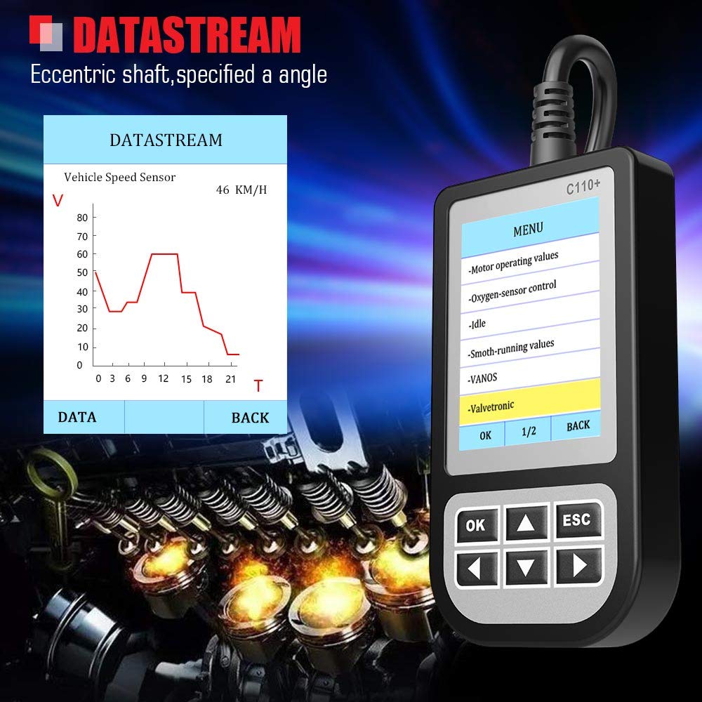 Creator C110 C110+ V6.2 Airbag ABS SRS Diagnostic Fault Code