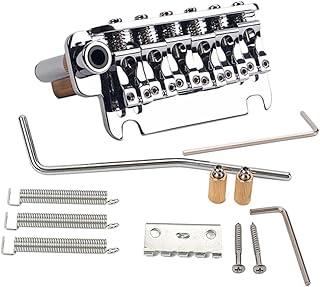 Milisten 1 Conjunto De 6 Cordas Ponte Fixa Ponte Vintage Ponte De Áudio Guitarra Baixo Ponte Baixo Placa Ponte Instrumento Musical Substituição Sela Ponte Metal Banqiao