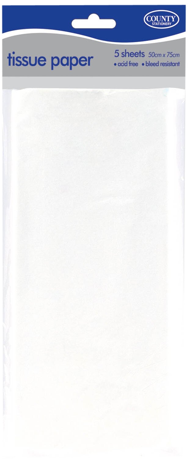 County C5 Tissue Paper - White (Pack of 5 Sheets)
