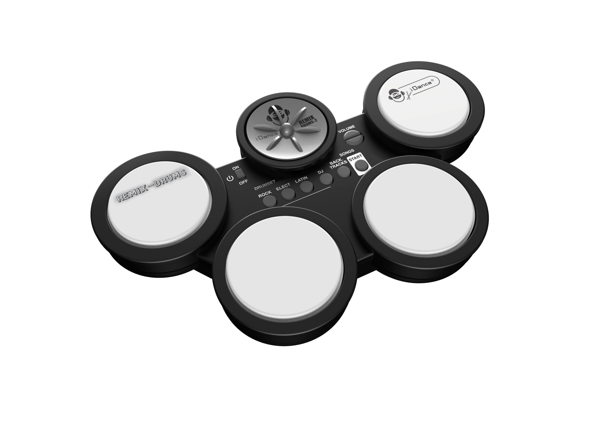 Cefa Toys- Tambores de Percusión Remix Drums 2, 48 Sonidos, Altavoz,función Grabación.