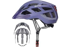Adult Men and Women's Bike Helmet With Light