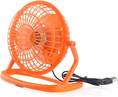 Miniatura 6 de UKCOCO Ventilador USB azul, ventilador de mano portátil, ventilador de escritorio pequeño, ventilador de escritorio, mini ventilador de mano,