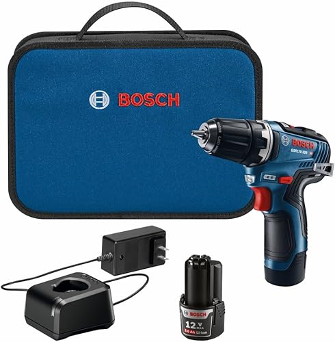 Bosch GSR12V-300B22 12V Max EC sin escobillas 3/8 pulgadas Kit de taladro/controlador