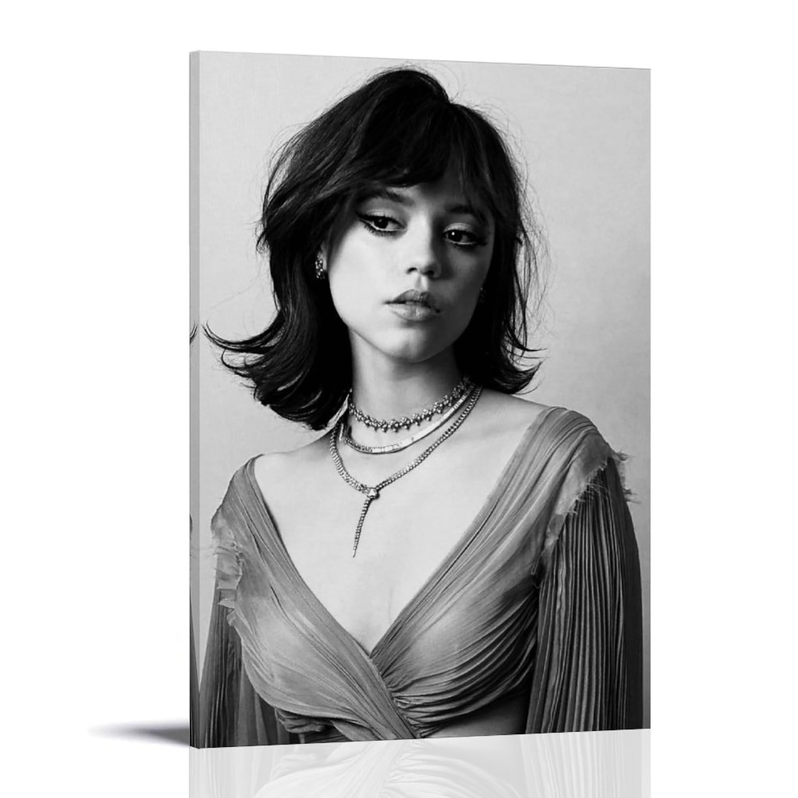 Jenna Ortega Poster Acteur Art Papier Peint (8) Impression Sur Toile Décoration Murale Décoration Moderne 40 X 60 Cm