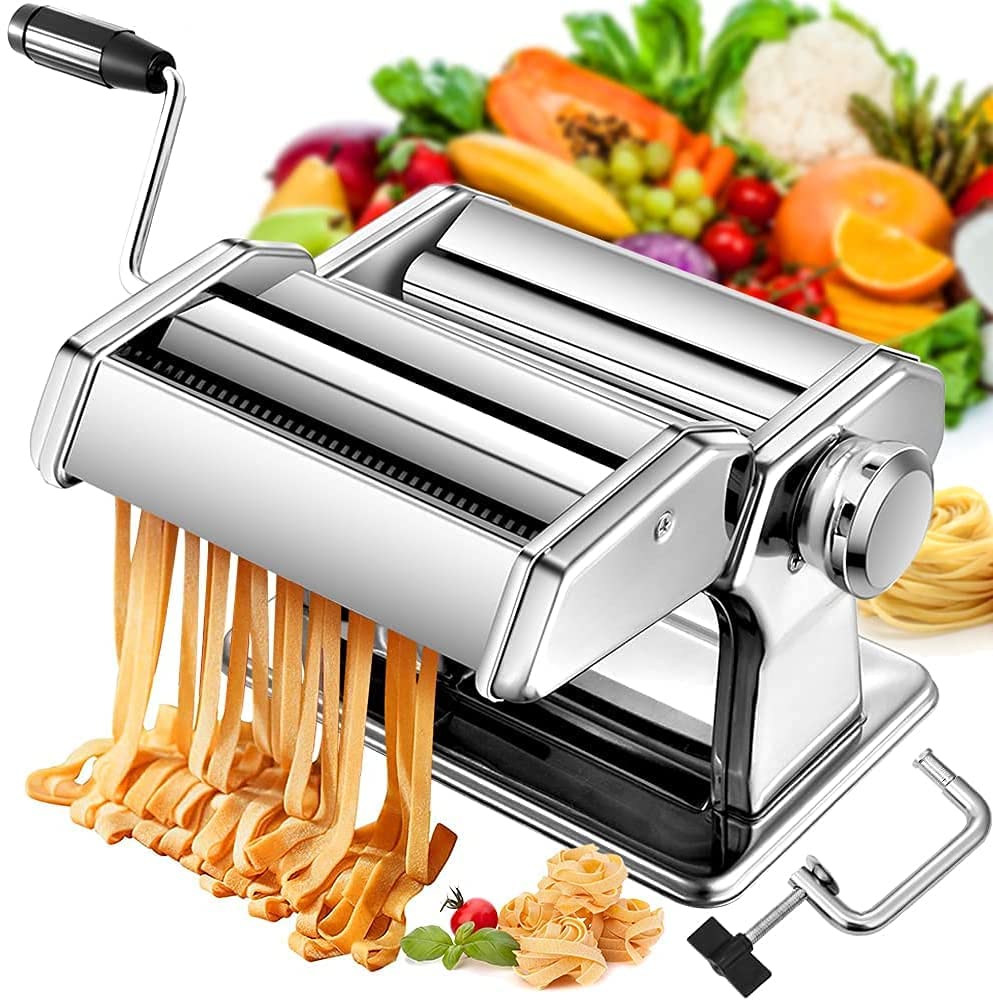 Buy HETVIN Pasta Maker Machine Stainless Steel Manual Roller Pasta