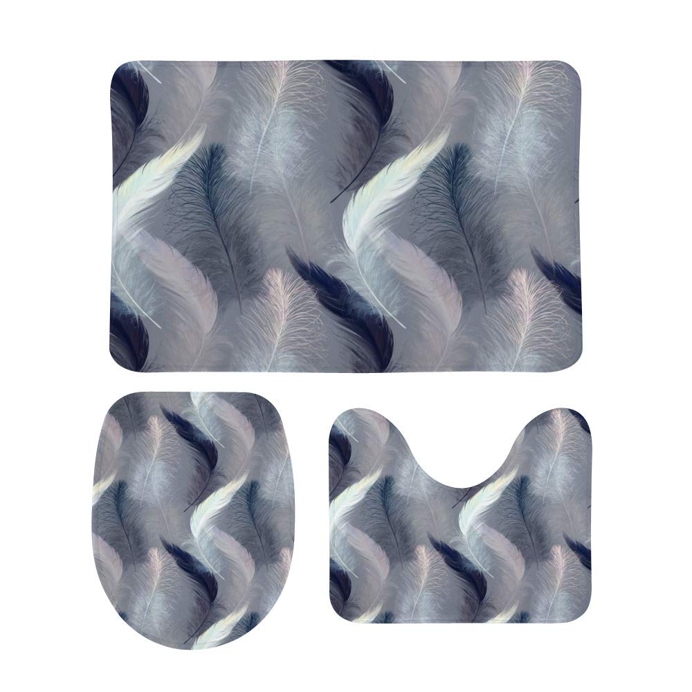 Tapis de bain intérieur extérieur ensemble de 3 pour porche et cuisine