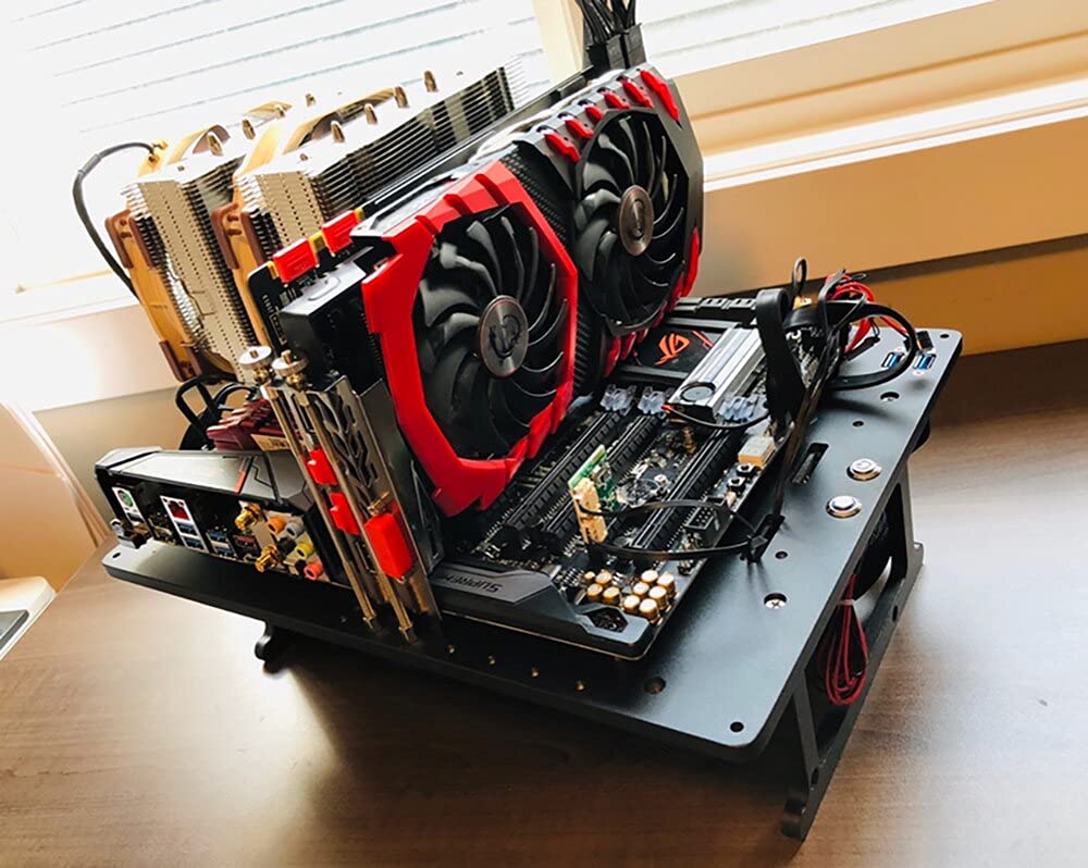 マイニングリグ ベンチ台 ゲーミングPC GTX1660 GTX1070 マイニングリグ ベンチ台 ゲーミングPC GTX1660 GTX1070