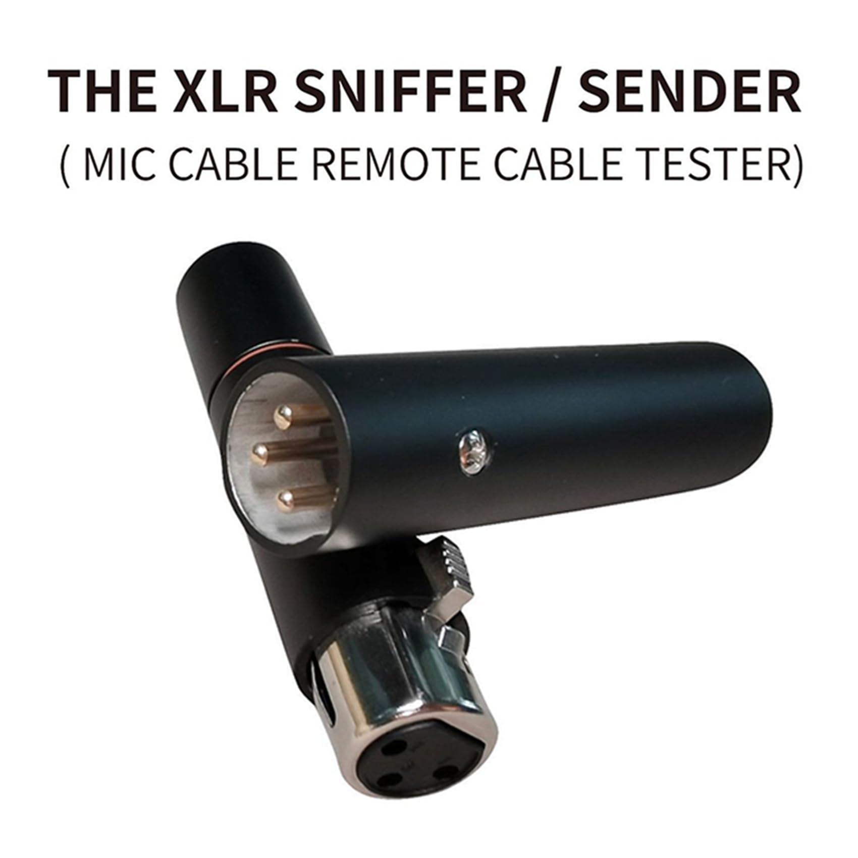 2 x tester kabli audio XLR interfejs test elektroniczny przyrząd testujący profesjonalny tester audio