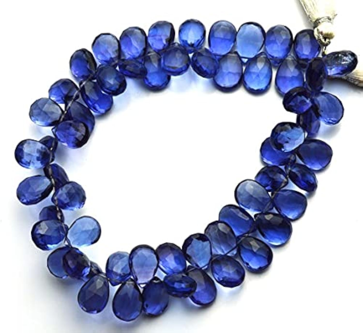 Perles tanzanite hydro quartz sans défaut pour réparer et sublimer vos bijoux