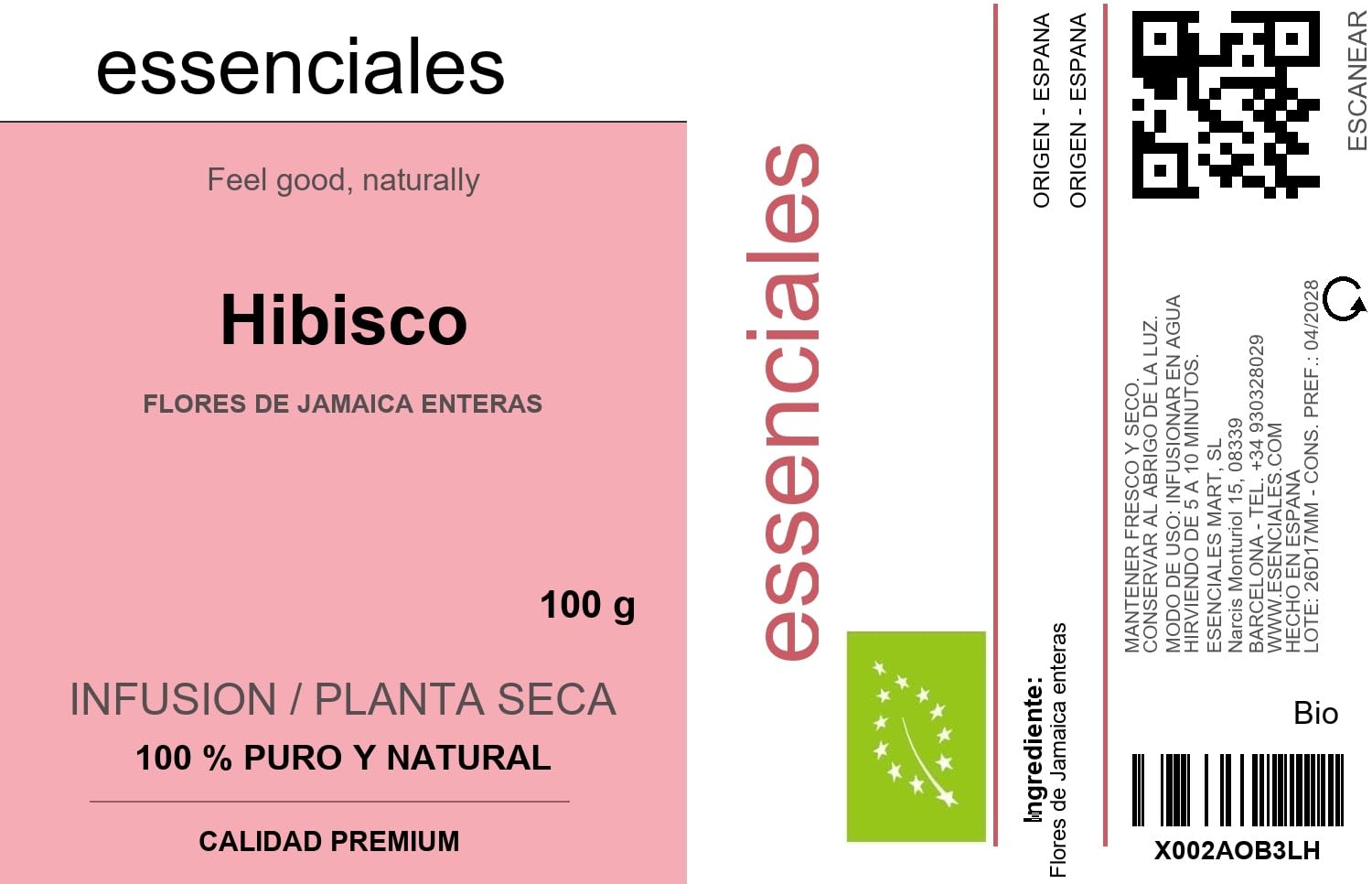 Hibisco Flor de Jamaica Adelgazar BIO Bebida Detox 100% Natural Antioxidante