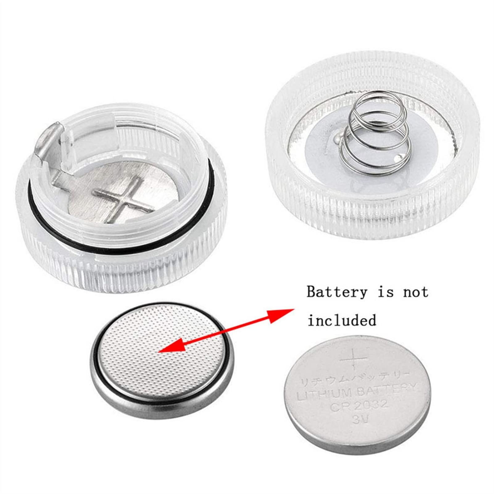 Luces Para Estanques 10pcs sumergible DIRIGIÓ Luces luces impermeables con control remoto for la ducha de jarrón que funciona con la batería de la batería que cambia el cambio de color for Pascua Hall