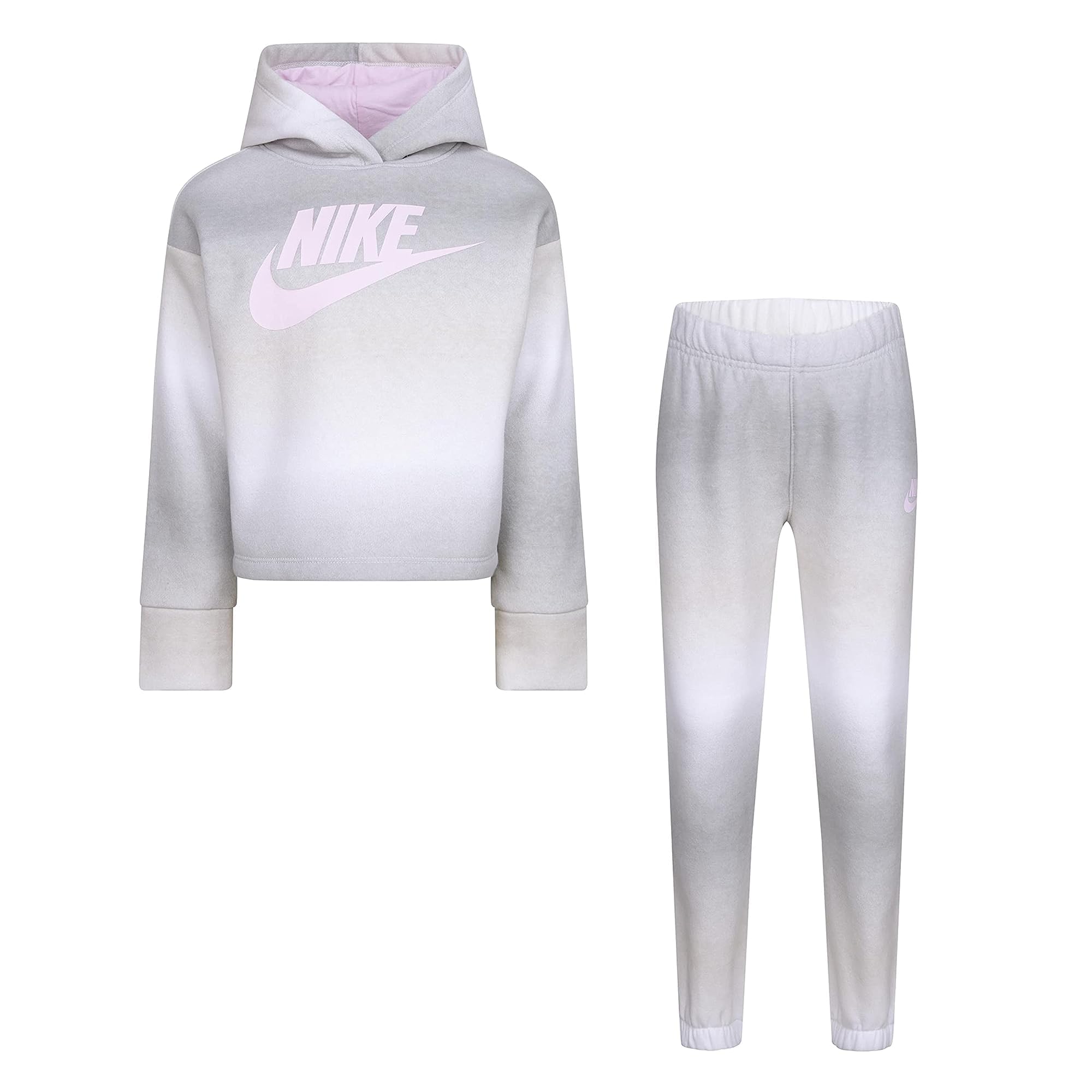 NIKE Printed Club Jogger Set, Tuta da Bambina Felpata
