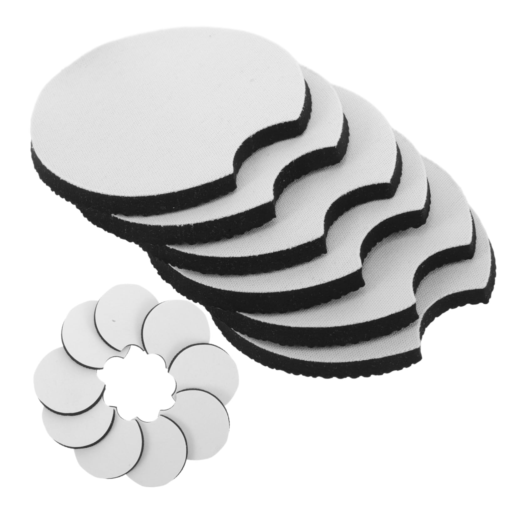 GRIRIW 15pcs Car Cup Coasters Sublimation Coasters for Vehicle Holders Nonslip Easy to Clean Versatile Use