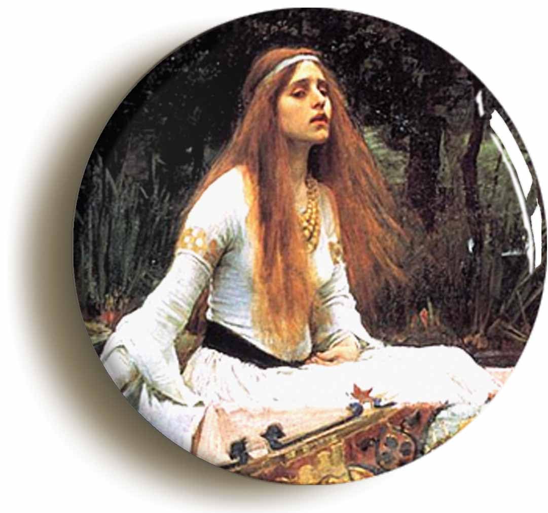 Ozorath John William Waterhouse Lady Of Shallot Fridge Magnet (Circular 2Inch / 50Mm Diameter)