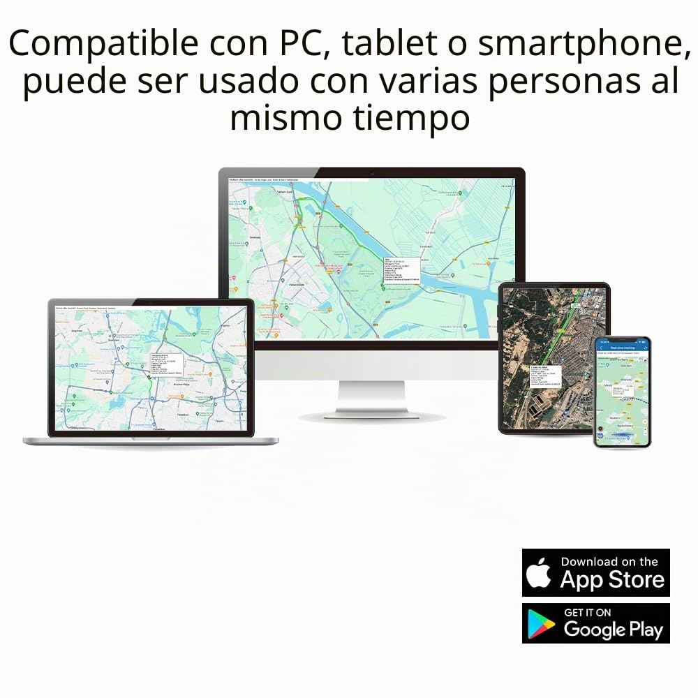 TKMARS Mini Localizador GPS 4G TK903 sin Tarjeta SIM, Seguimiento en Tiempo Real, Rastreador GPS Magnético,1500mAH Batería de 60 Días de Duración, Antirrobo Mini Tracker para Coche, Moto, Bicicletas